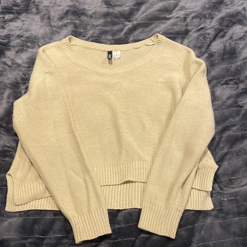 H&M cropped sweater
